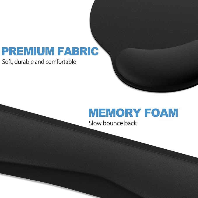 Ergonomic Mouse Pad with Wrist Rest and Keyboard Wrist Rest, Mousepad and Wrist - Image 5