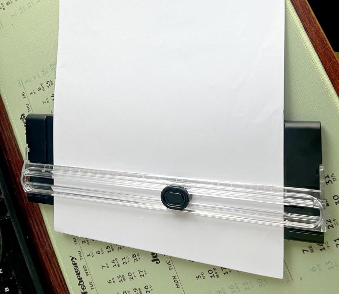 A4 Black 10.5 Inch x 3.5 Inch Paper Cutter - Image 3
