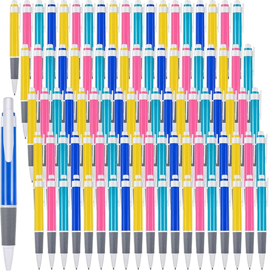 Henoyso 200 Count Retractable Ballpoint Pens Bulk 0.7 mm Black Ink Click Pens by Henoyso