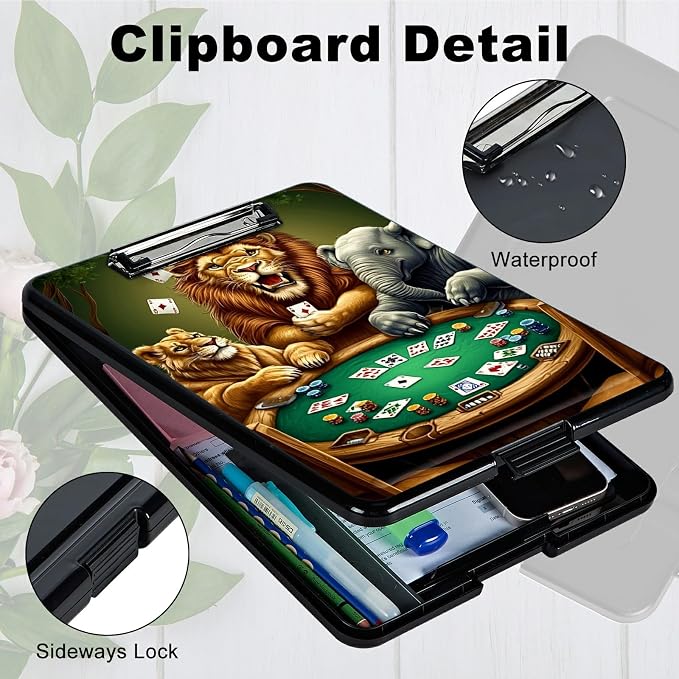 Elephant Lion A4 Clipboard - Image 3
