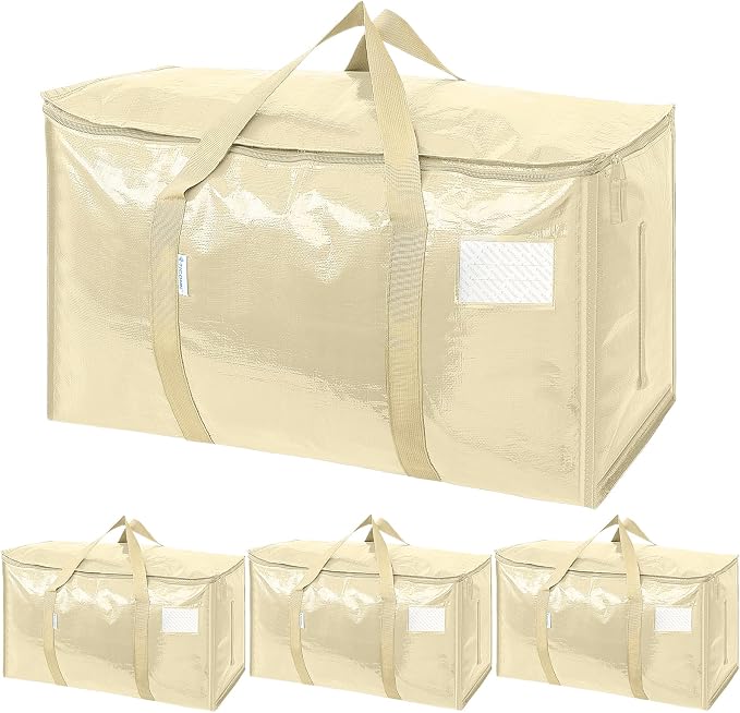 TICONN 4 Pack Extra Large Moving Bags Heavy Duty by TICONN