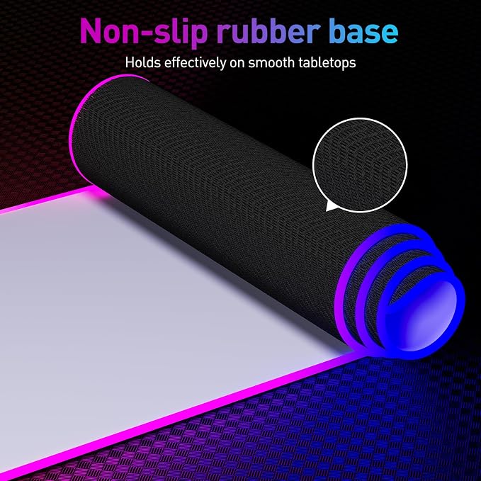 RGB Mousepad Led Mouse Pad, Large Mouse Pad, Led and Big Mouse mat - Image 6