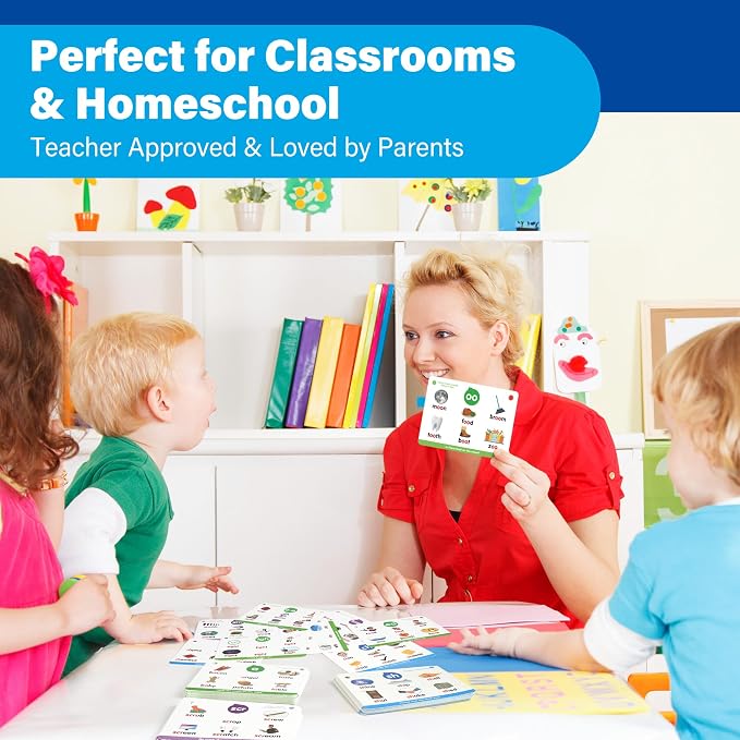 Phonics Flash Cards, 76 Cards 24 Principles, Learn to Read Phonics Games | CVC - Image 8