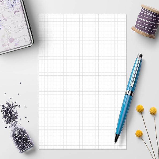 321Done Double Sided Graph Paper Notepad, 0.20 Grid, Made in The USA, Quad - Image 3