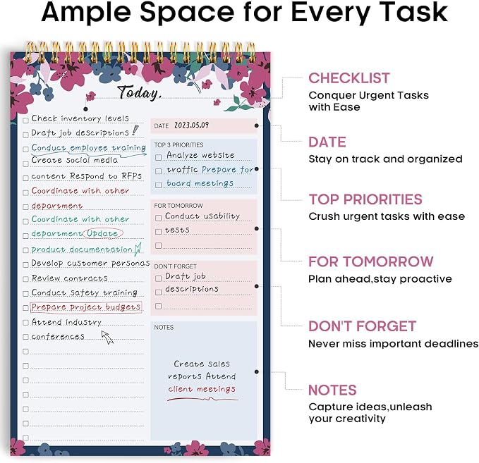 Taja To Do List Notepad - Image 2