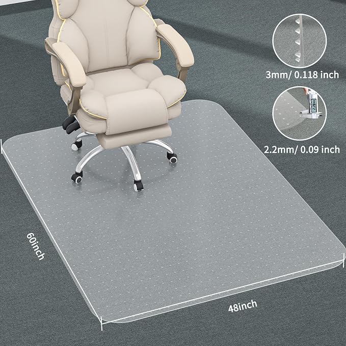 48" X 60" X 0.09" Office Chair Mat - Image 6