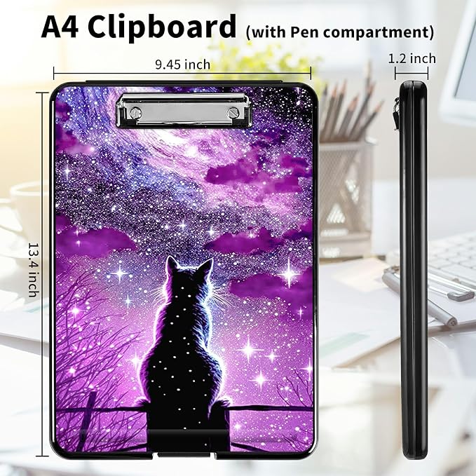A4 Clipboards, Heavy Duty Waterproof Nursing Plastic Folder Clipboard - Image 2