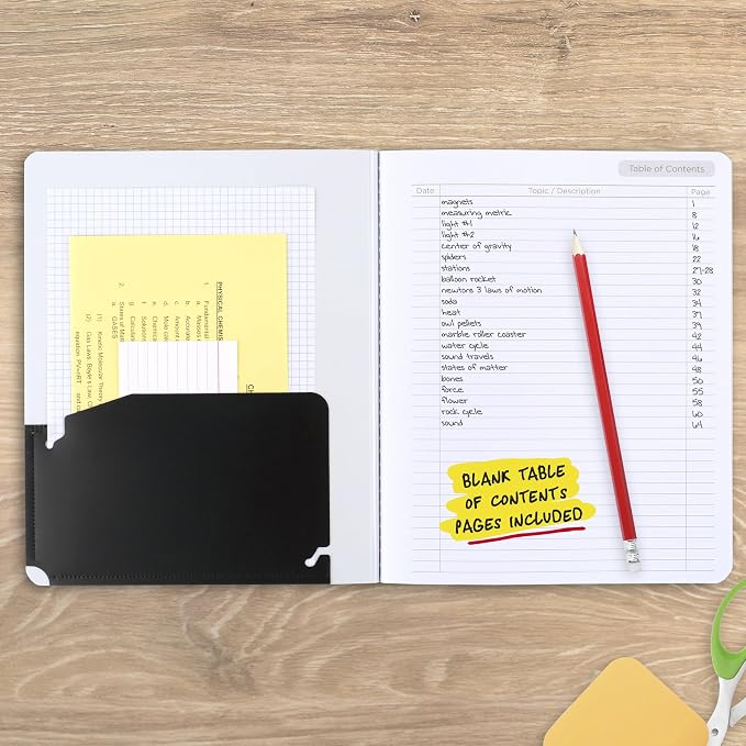 Five Star Interactive Notetaking Composition Book, 1 Subject, College Ruled - Image 4