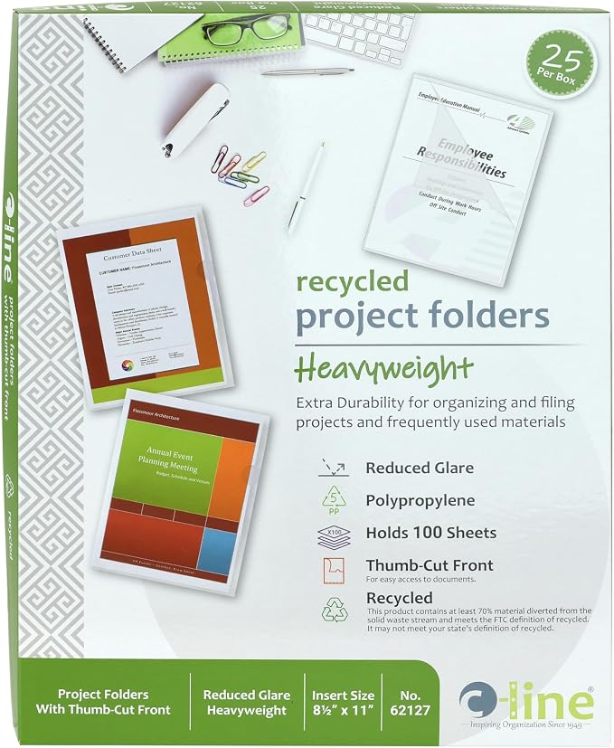 C-Line Recycled Project Folders - Image 2