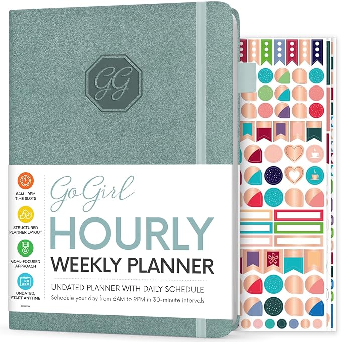 GoGirl Weekly Schedule Planner – Hourly Work & Life Planner by GoGirlPlanner