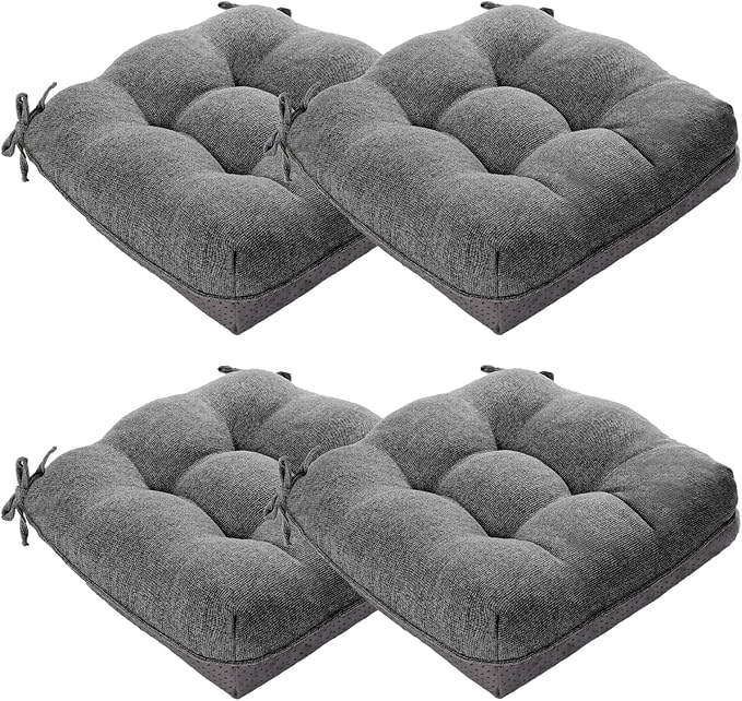 MAGIC ELEPHANT Chair Cushions for Dining Chair, Shredded Memory Foam Kitchen by Magicelephant