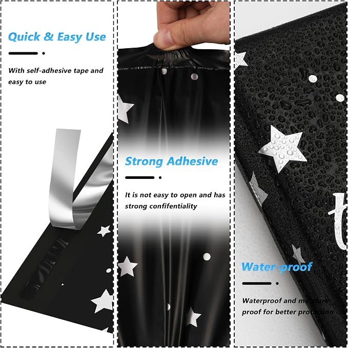 Thank You Poly Mailer 10x13 Inch 25 Pcs, Waterproof and Tear-Resistant Shipping - Image 3