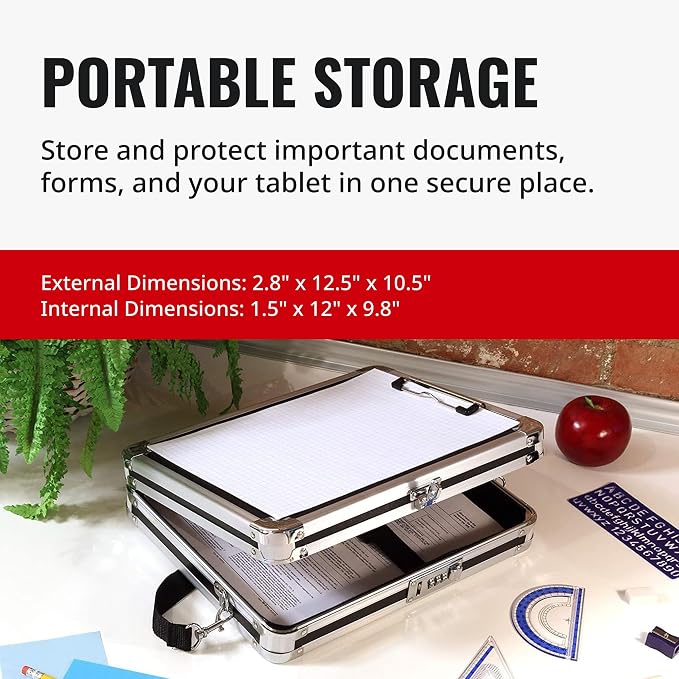 Vaultz Locking Clipboard with Storage - Image 8