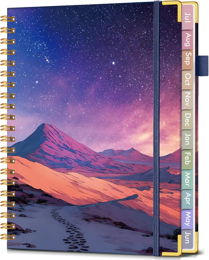 Academic Planner 2026-2027, Hardcover Weekly and Monthly Calendar Planner from by Unknown