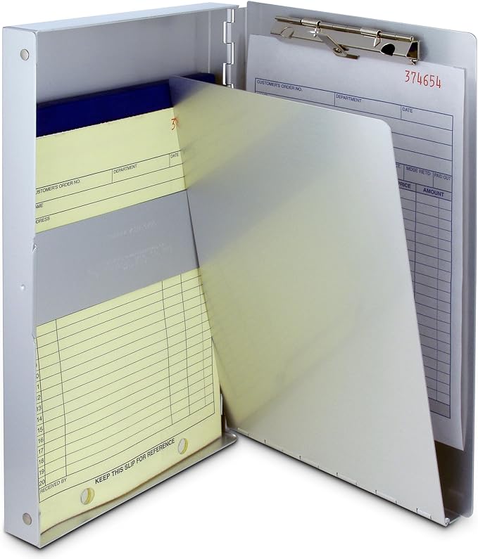 Saunders Recycled Aluminum Snapak Form Holder, Memo Size, Fits Paper Size up to - Image 2