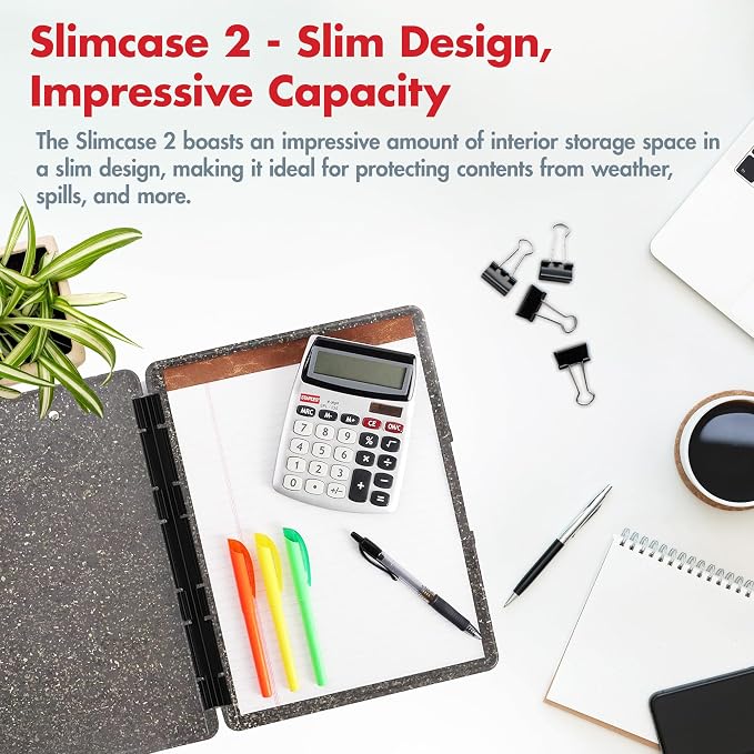 Dexas Slimcase 2 Plastic Clipboard - Image 2