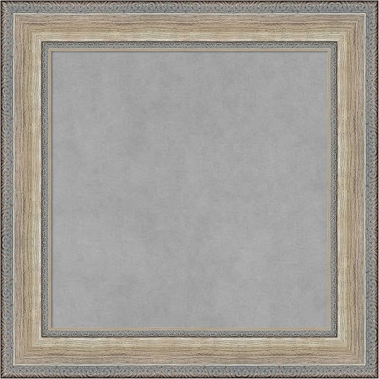 Amanti Art Silver Framed Magnetic Board 21x21 Small Vision Board by AmantiArt