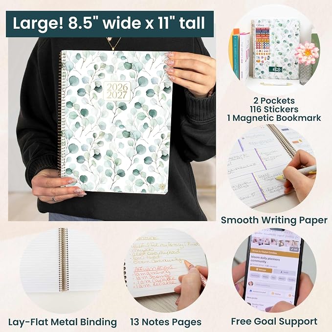bloom daily planners 2026-2027 Planner 13 Month Academic Organizer - Image 5