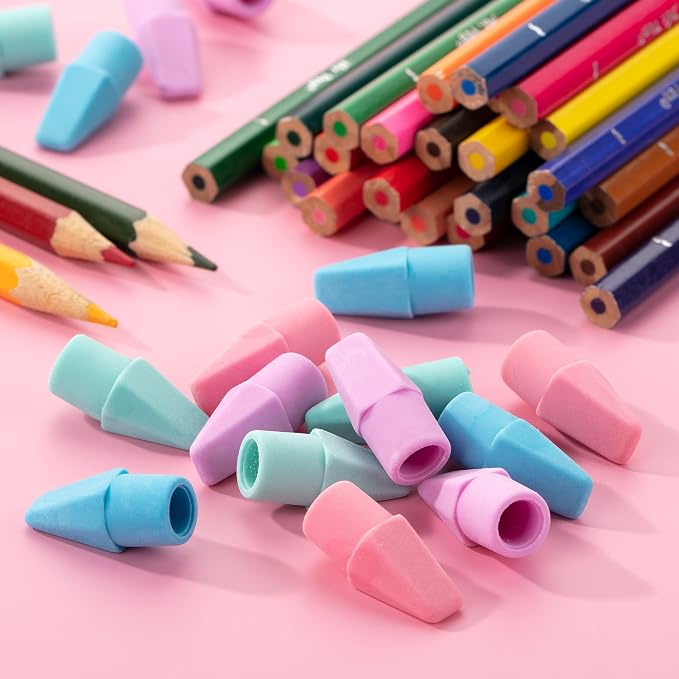 Mr. Pen- Pencil Erasers Toppers, 120 Pack, Latex Free, No Smudge | Mr Pen - Image 8