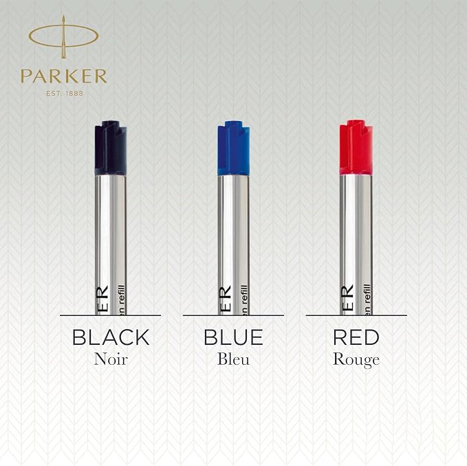 Parker QUINKflow Authentic Black Ink Refills, Medium Point, - Image 7
