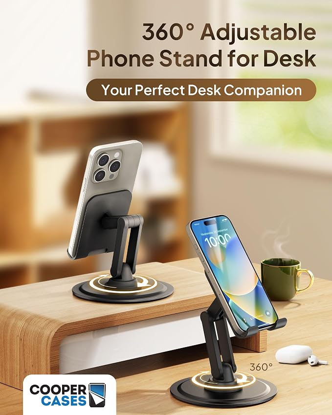 COOPER 360° Stand, Rotating Cell Phone Stand - Image 2