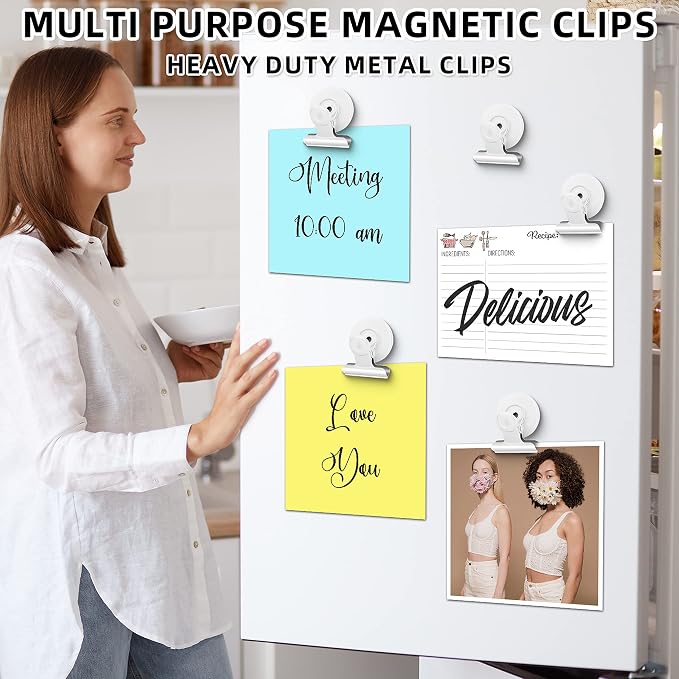 Grtard 6 Pack Magnetic Clips Heavy Duty, Magnet Clips - Image 6