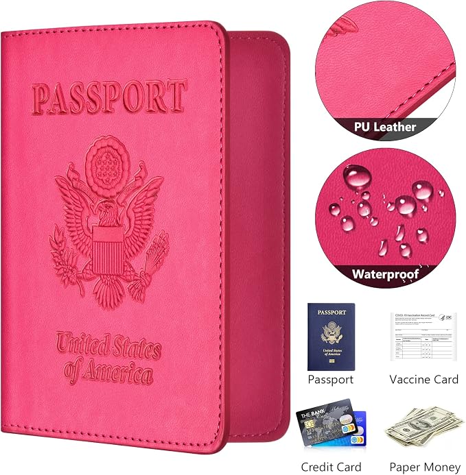 Passport and Vaccine Card Holder Combo, - Image 4