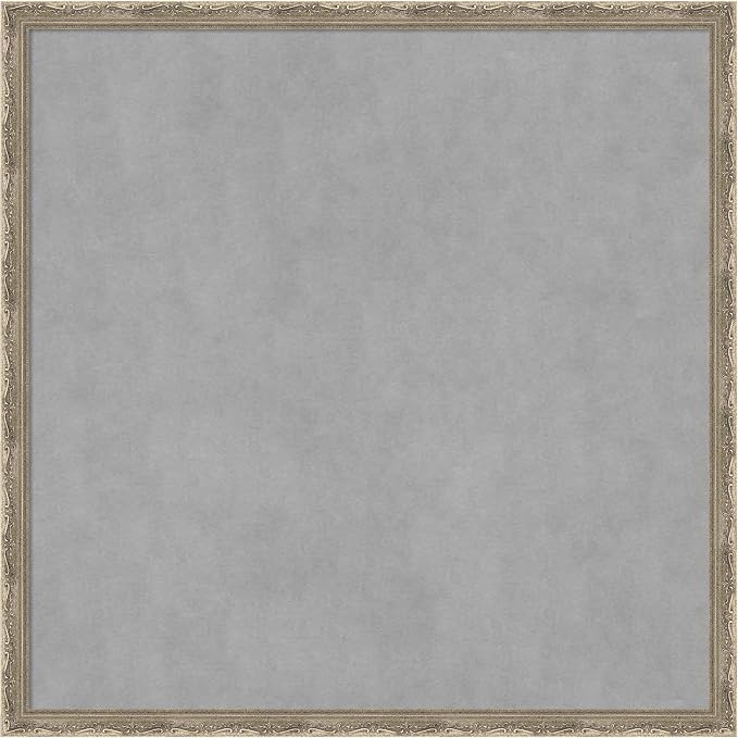 Amanti Art Silver Framed Magnetic Board 26x26 Medium Vision Board by AmantiArt