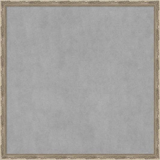 Amanti Art Silver Framed Magnetic Board 26x26 Medium Vision Board by AmantiArt