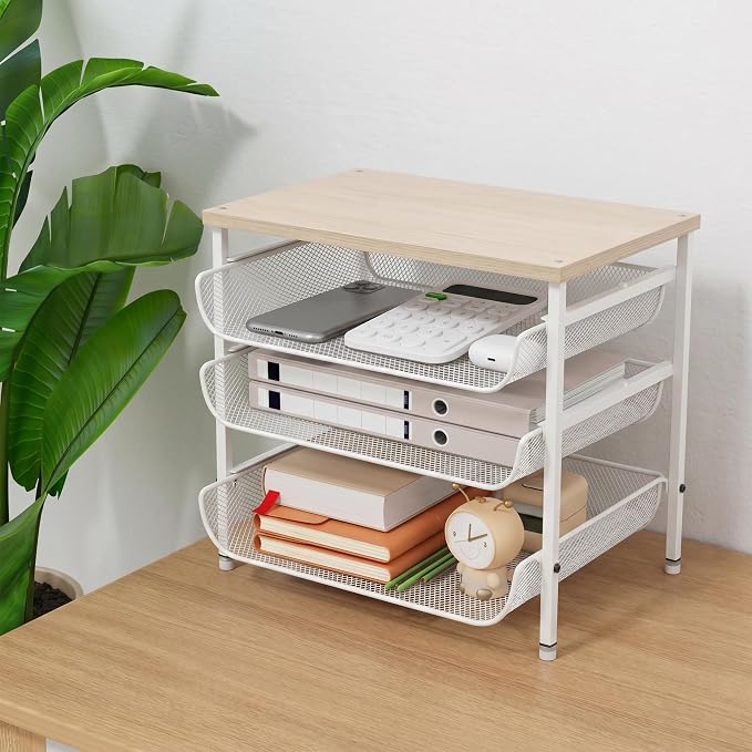 4-Tier Mesh Desk Organizer - Image 6