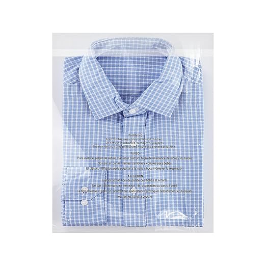 iMailer - 100 Count - 11" x 14" Clear Plastic Poly Bags by iMailer