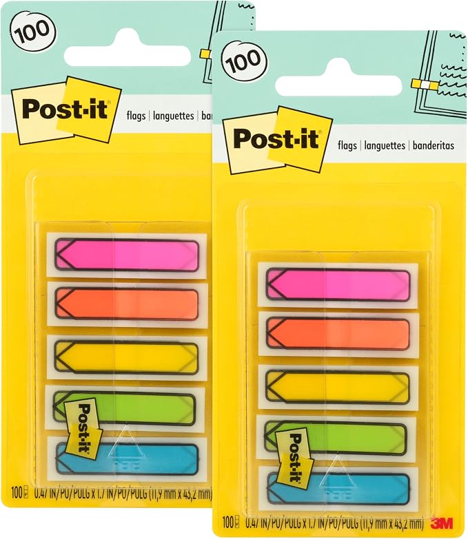 Post-it Arrow Flags, 0.47 in.x .7 in., Dispenser by Unknown