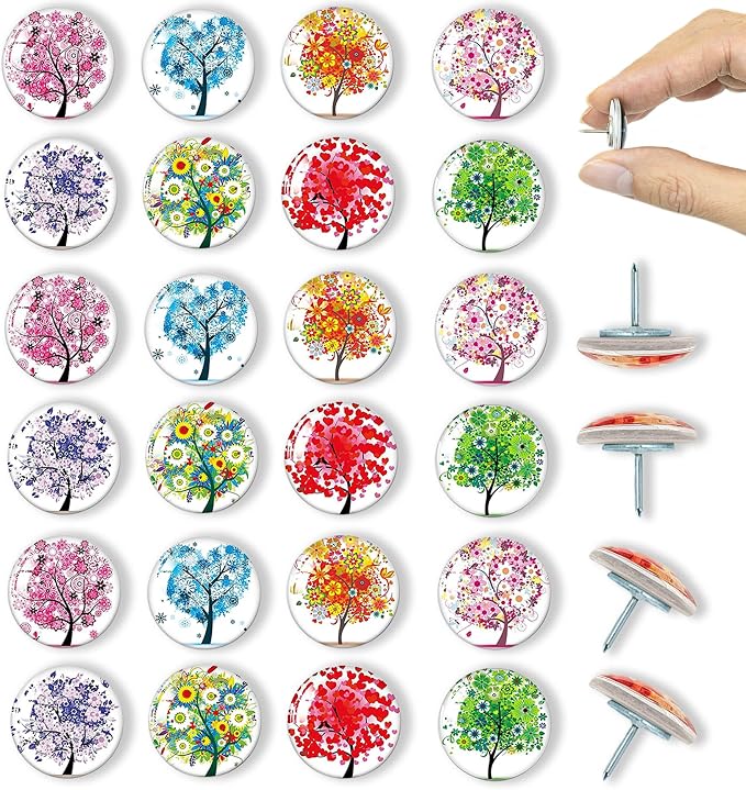 Push Pins, Thumb Tacks, Decorative Push Pins, Cute Thumb Tacks and Pushpins by Tandarui