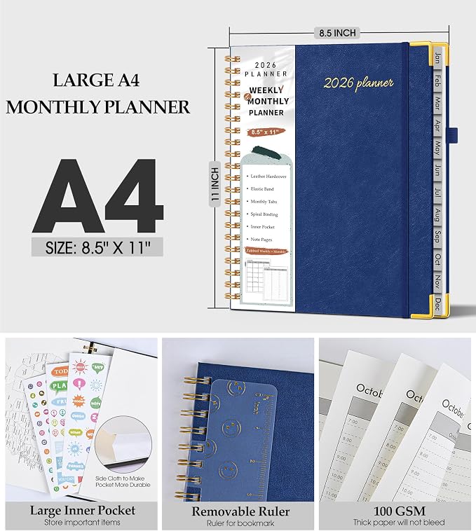 2026 Planner, Weekly and Monthly Calendar Planner from January 2026 - Image 5