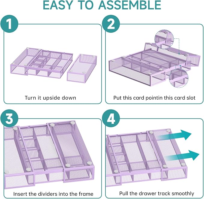 Expandable Desk Drawer Organizer Tray - Image 3
