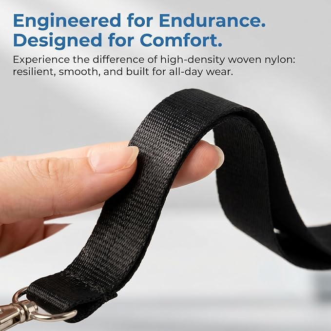 LOCONHA 50 Pack black lanyards Lanyards - Image 5