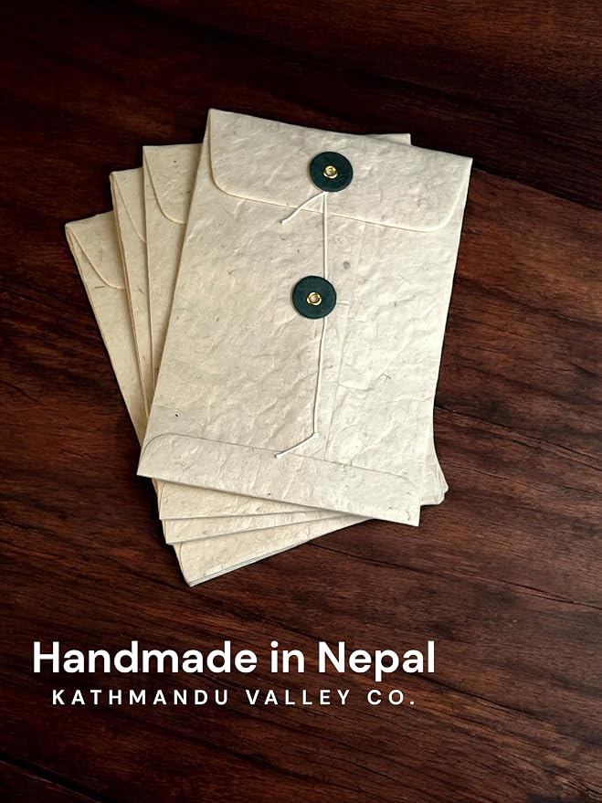 Kathmandu Valley Co. Handmade Lokta Paper Envelope - Image 2