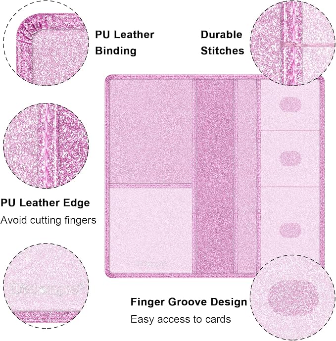 Wisdompro Car Document Holder Organiser, PU Leather Vehicle Insurance and - Image 3