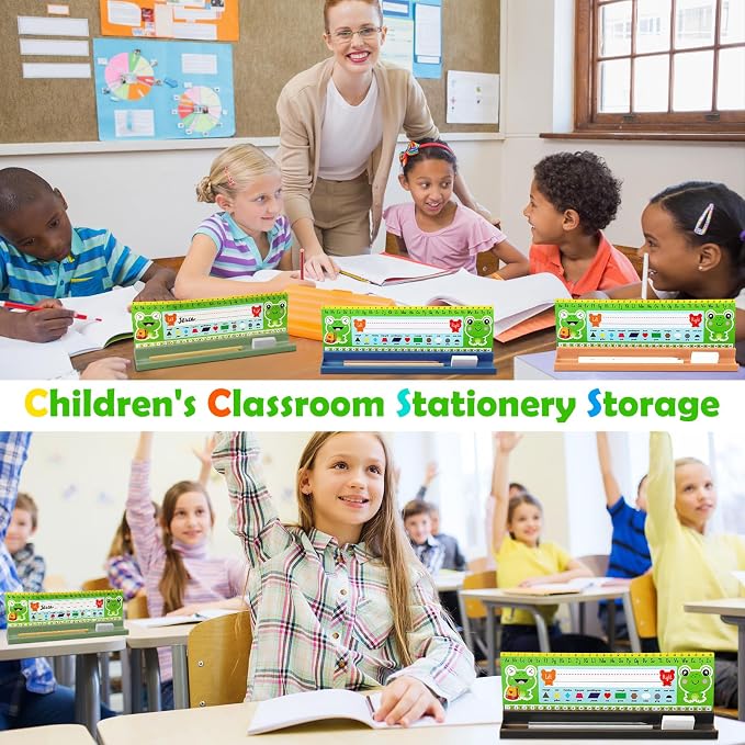 Jetec 24 Pcs Classroom Desk Name Plates Holder Index Cards Storage Classroom - Image 6
