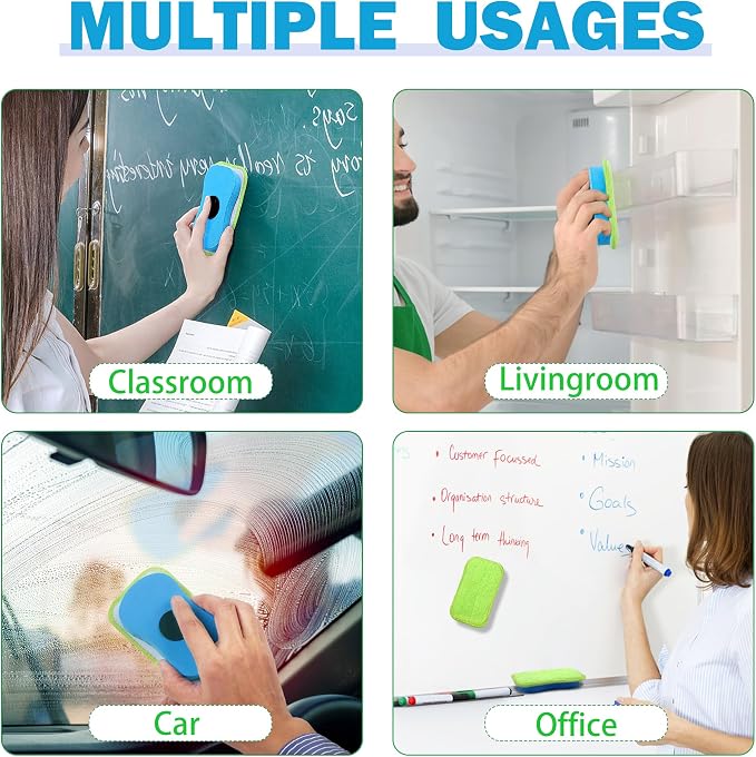 3Pc Chalkboard Eraser Washable Microfiber Cleaning Tool | OSOPOLA 3Pack - Image 6