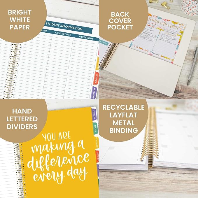 bloom daily planners Undated Academic Year Teacher Planner & Calendar - Image 5