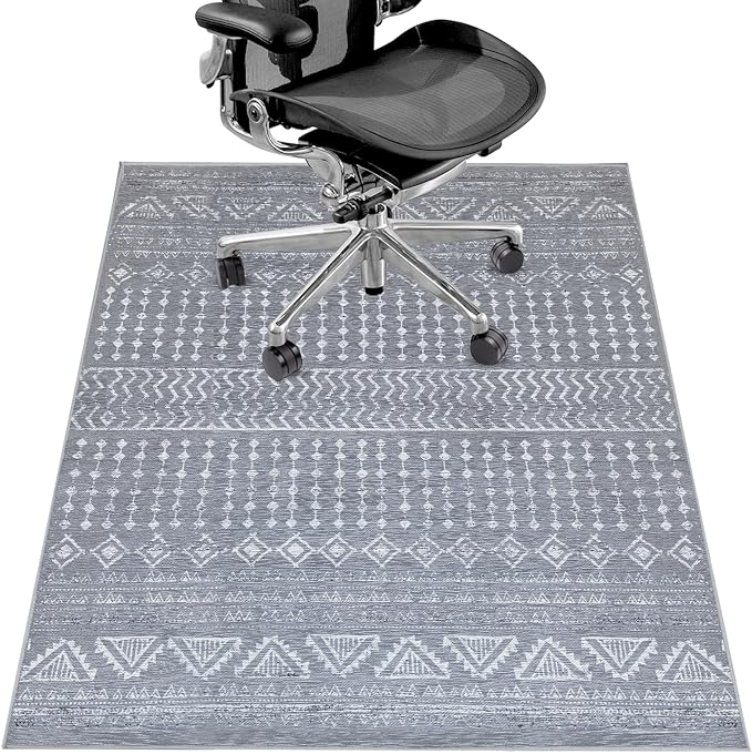 Office Chair Mat for Hardwood Floor&Tile Floor, Under Desk Rug for Rolling by LreedyMat