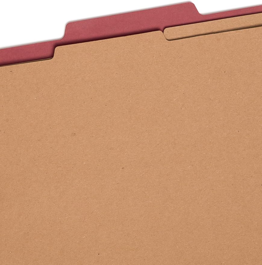 Smead Value Filing 100% Recycled Pressboard Classification File Folder - Image 3