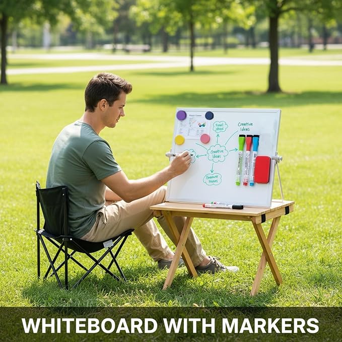 MXG Magnetic White Board Dry Erase, 10x14 Inch Double Sided Small Whiteboard - Image 8