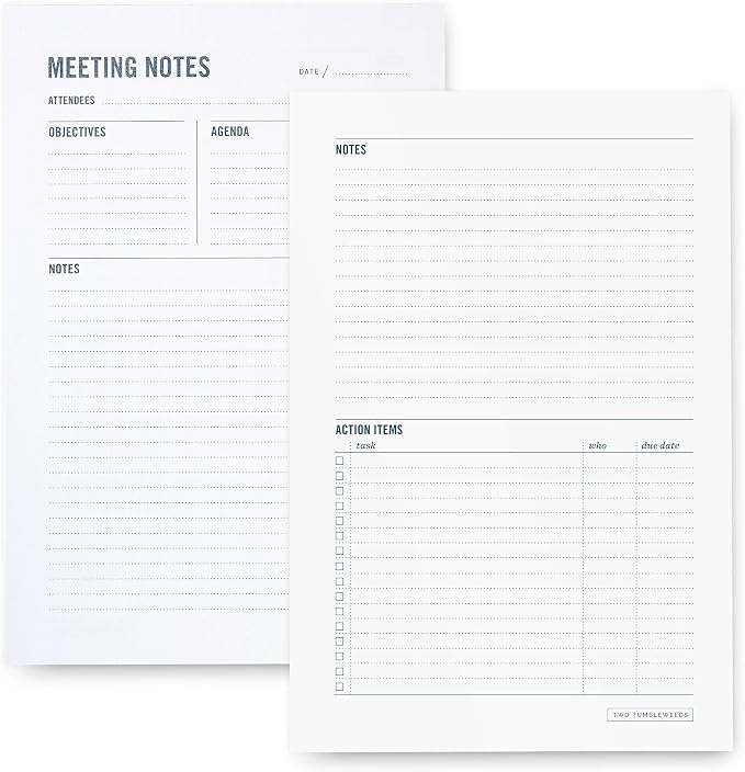 Meeting Notes Notepad - Image 2