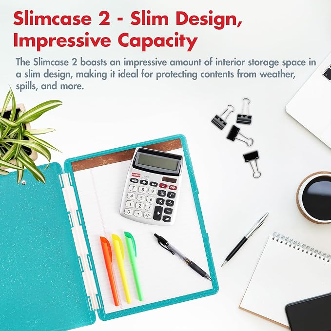 Dexas Slimcase 2 Plastic Clipboard - Image 2