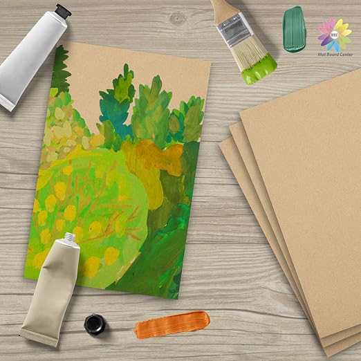 Mat Board Center, 50 Corrugated Cardboard Sheets 11x17 Inches Flat Card Board - Image 7