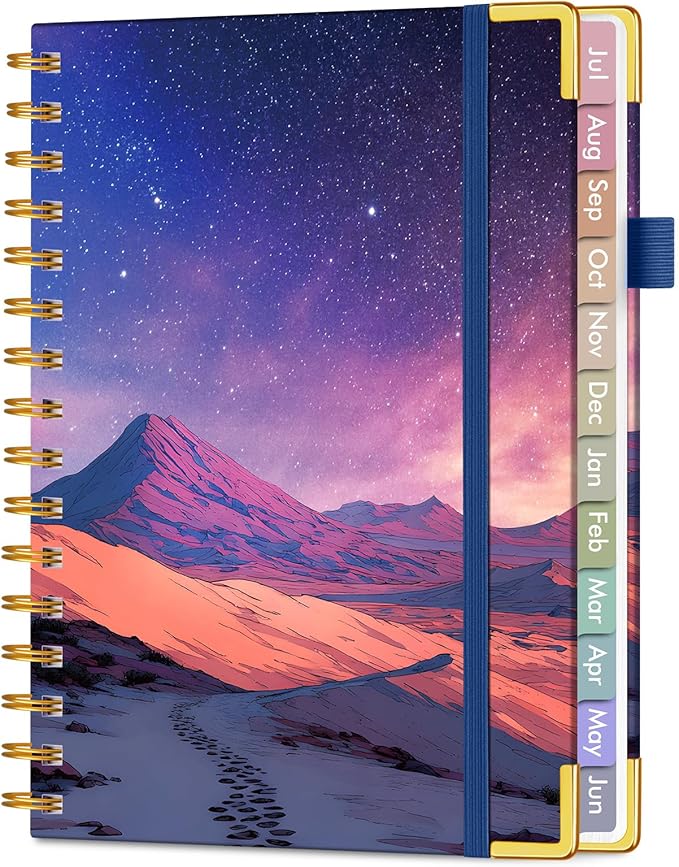 Academic Planner 2026-2027, Hardcover Weekly and Monthly Calendar Planner from by Unknown