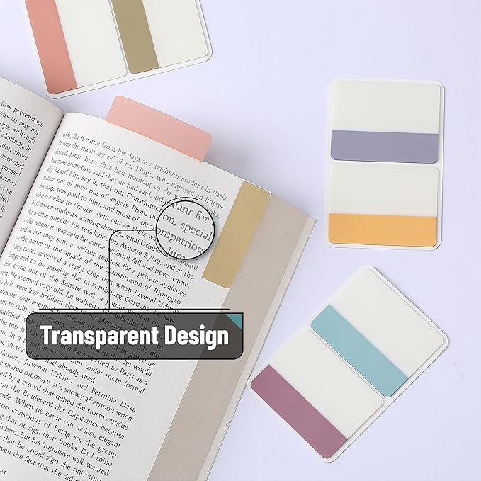 Mr. Pen- Sticky Index Tabs, 500 Pcs, 21 Sets, Colorful Sticky Tabs for Notebooks, Page Markers, Page Tabs for Binders, Page Tabs Sticky Tabs for Books, Notebook Tabs, Book Sticky Tabs for Notebooks-DeskLoop Office