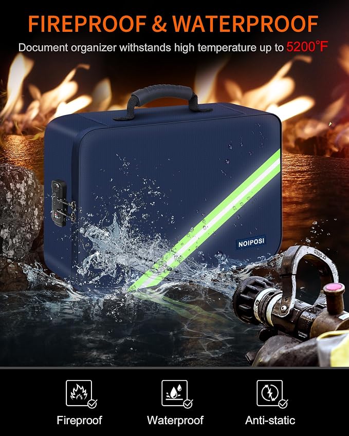 Noiposi Fireproof Document Box - Image 2